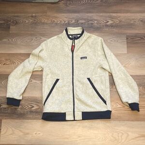 Patagonia Mens Shearling Zip Up Jacket Size M